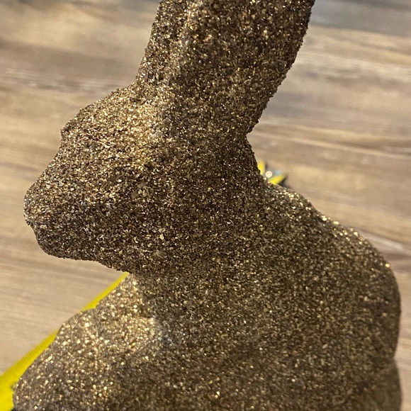 EUC Stone Stacked Glitter Bunnies Decoration Easter Decor HomeGoods - Picture 2 of 7